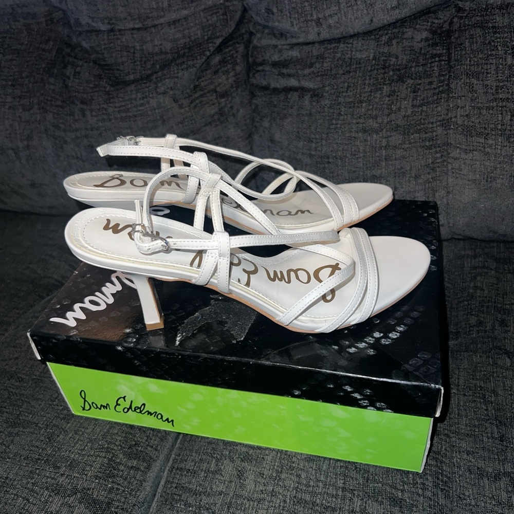 Sam Edelman - Paislee White Size 9 1/2 new in box